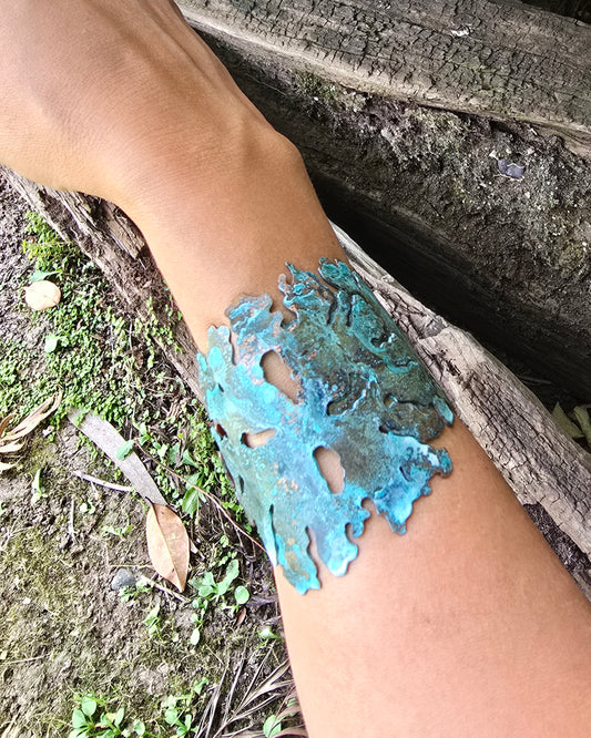 Brazalete Liquen cobre