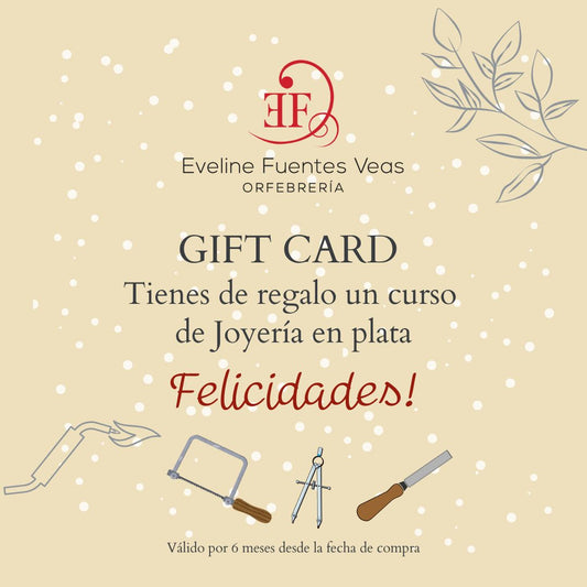 Gift Card Curso de joyería